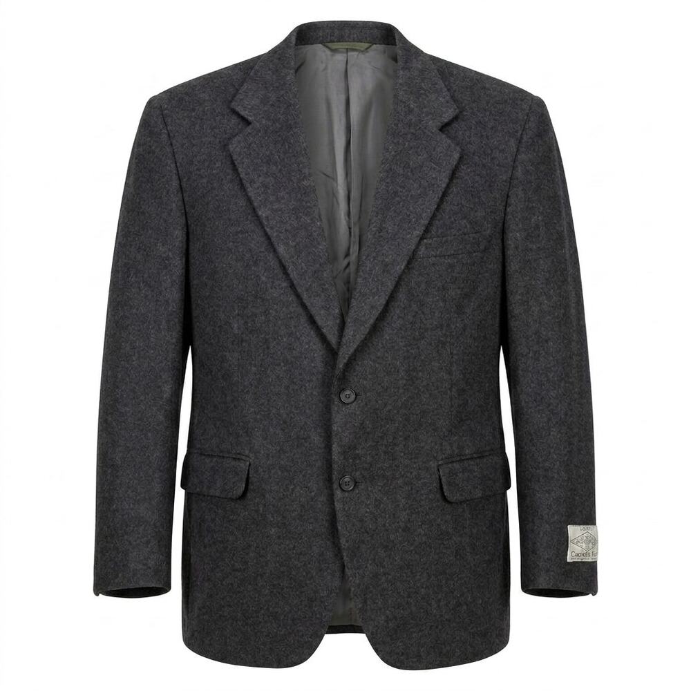 Vintage Branford & Taylor Leonard Gray Blazer Jacket Men Size 44L